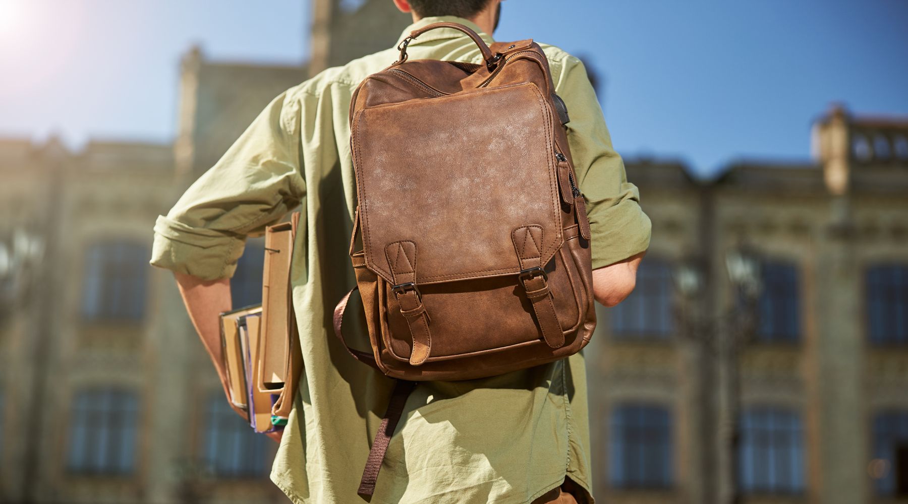 Sac à Dos Cuir Homme Travail