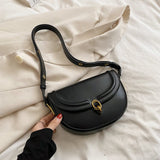 Petit Sac Bandoulière de Luxe Tendance | Nina Sac Noir