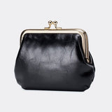 Porte-Monnaie Cuir Premium avec Fermoir Métallique | Nina Sac