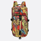 Sac à Dos Feuilles Sauvages | Nina Sac Jaune moutarde