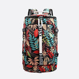 Sac à Dos Feuilles Sauvages | Nina Sac Rouge