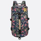 Sac à Dos Feuilles Sauvages | Nina Sac Vert foncé