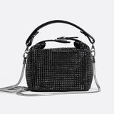 Sac à Main en Cuir et Strass | Nina Sac Noir