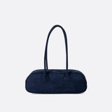 Sac baguette en daim: Luxe incarné | Nina Sac Bleu marine