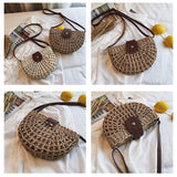Sac Bandoulière Demi-Lune en Corde | Nina Sac