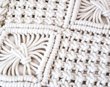 Sac Bandoulière Macramé Blanc | Nina Sac