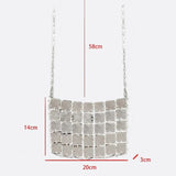 Sac Bandoulière Métallisé | Nina Sac