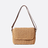 Sac Bandoulière Rectangulaire en Corde - Style Assuré | Nina Sac Beige