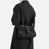 Sac d'Épaule en Nylon Noir - Élégance Urbaine | Nina Sac