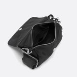 Sac d'Épaule en Nylon Noir - Élégance Urbaine | Nina Sac