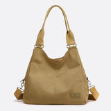 Sac d'Épaule en Nylon Tout-Terrain | Nina Sac Jaune moutarde