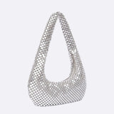 Sac d'épaule métallique pailleté | Nina Sac