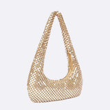 Sac d'épaule métallique pailleté | Nina Sac