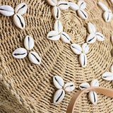 Sac d'Épaule Rond en Corde et Coquillage | Nina Sac