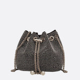 Sac Seau Bandoulière Étincelant | Nina Sac Argenté