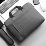 Sacoche Ordinateur Femme idéale pour les déplacements | Nina Sac Gris foncé / 13.3 pouces
