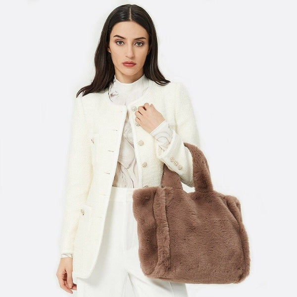 Cabas Faux Fur Deluxe | Nina Sac