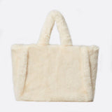 Cabas Faux Fur Deluxe | Nina Sac Blanc