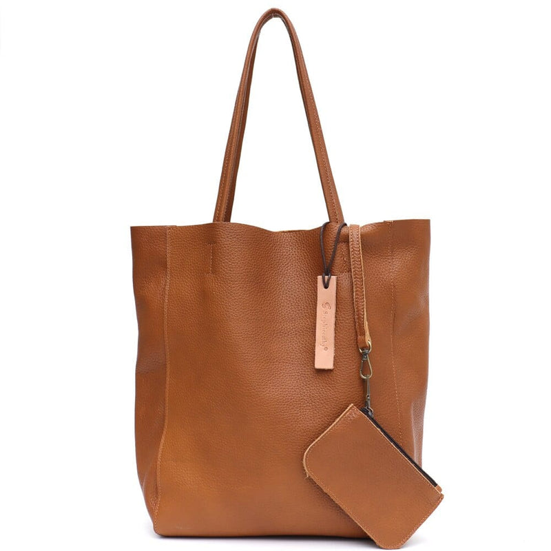 Cabas Femme d'Affaires Simple Chic | Nina Sac Camel