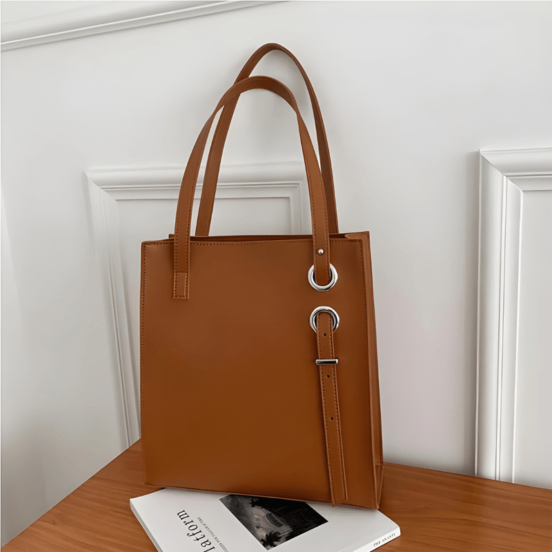 Cabas Femme Essential pour le Collège | Nina Sac Marron