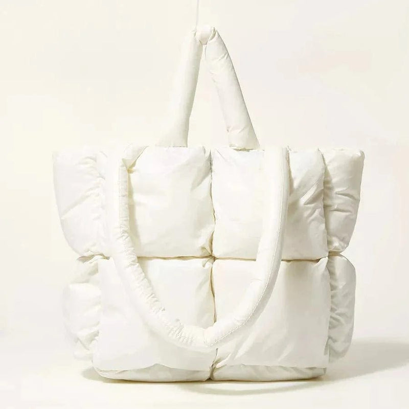 Cabas Matelassé Chic | Nina Sac Blanc