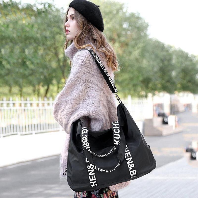 Grand Sac d'Épaule Nylon Elite | Nina Sac