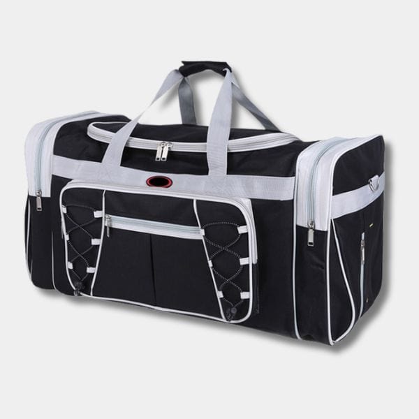 Grand Sac de voyage xxl | Sac Boston Noir et blanc