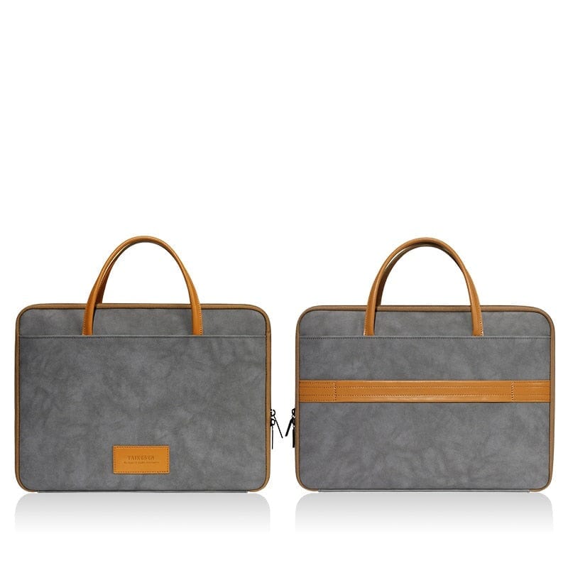 Housse pour Ordinateur Portable Femme - Style Élégant | Nina Sac Gris / 13-14 Pouces