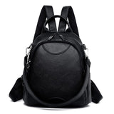 Mini Sac à Dos d'Ecole Chic | Nina Sac Noir
