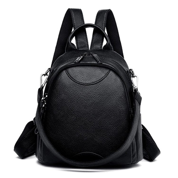 Mini Sac à Dos d'Ecole Chic | Nina Sac Noir