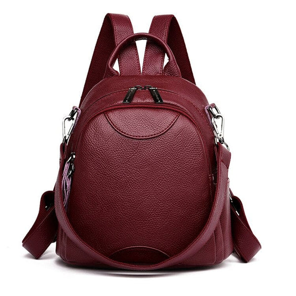 Mini Sac à Dos d'Ecole Chic | Nina Sac Rouge