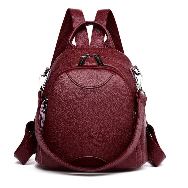 Mini Sac à Dos d'Ecole Chic | Nina Sac Rouge