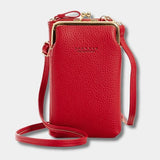 Mini Sac Bandouliere Pour Telephone Portable Rouge