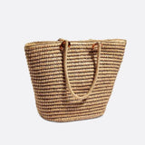 Panier Cabas Paille Chic | Nina Sac