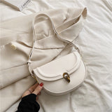 Petit Sac Bandoulière de Luxe Tendance | Nina Sac Blanc
