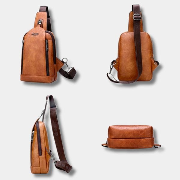 Petit Sac Bandoulière Homme en Cuir