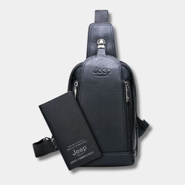 Petit Sac Bandoulière Homme en Cuir – Nina Sac® - Main Image