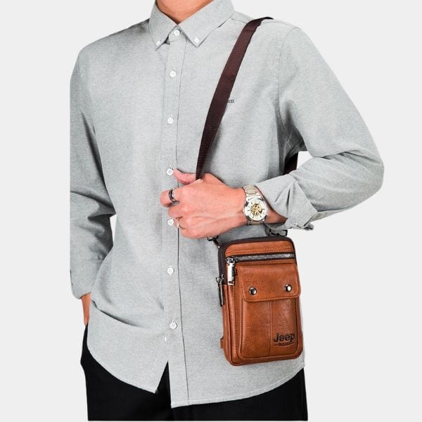 Petit Sac Bandouliere pour Téléphone Portable Homme – Nina Sac®