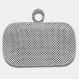 Pochette Femme Mariage diamant | Sac Gaia Argent