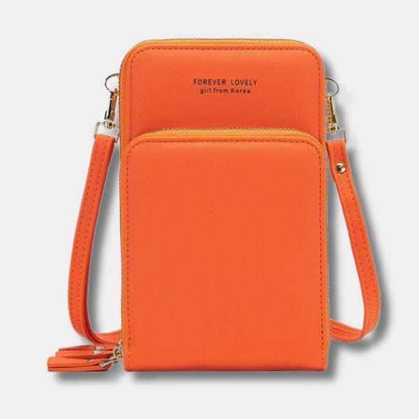 Pochette Téléphone Bandoulière | Sac Ines Orange