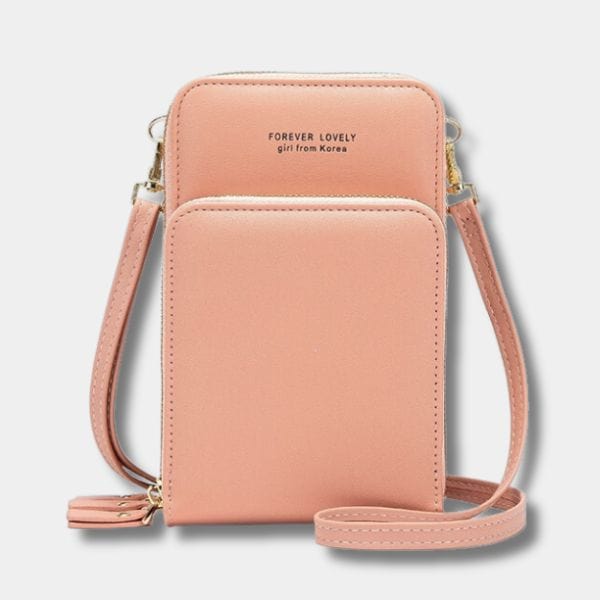 Pochette Téléphone Bandoulière | Sac Ines Rose