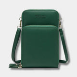 Pochette Téléphone Bandoulière | Sac Ines vert