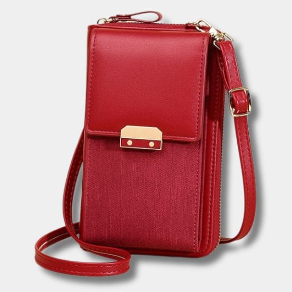 Pochette téléphone portable Femme | Nina Sac rouge