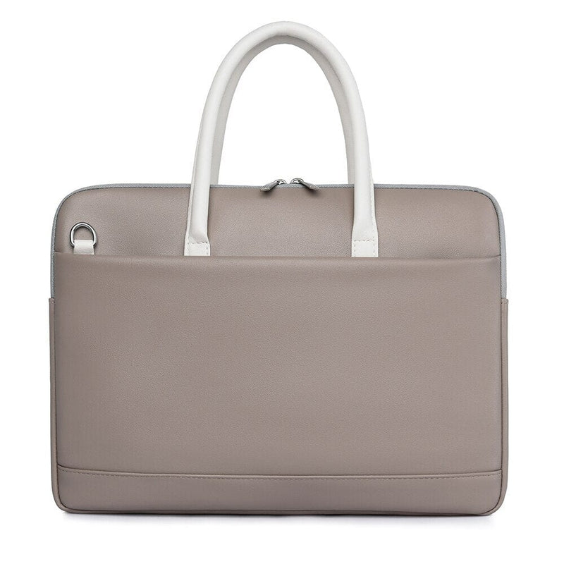 Porte Document Femme Étanche pour PC Portable - Élégant & Pratique | Nina Sac Gris foncé / 13 pouce