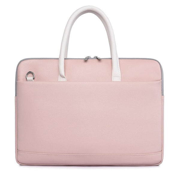 Porte Document Femme Étanche pour PC Portable - Élégant & Pratique | Nina Sac Rose / 13 pouce