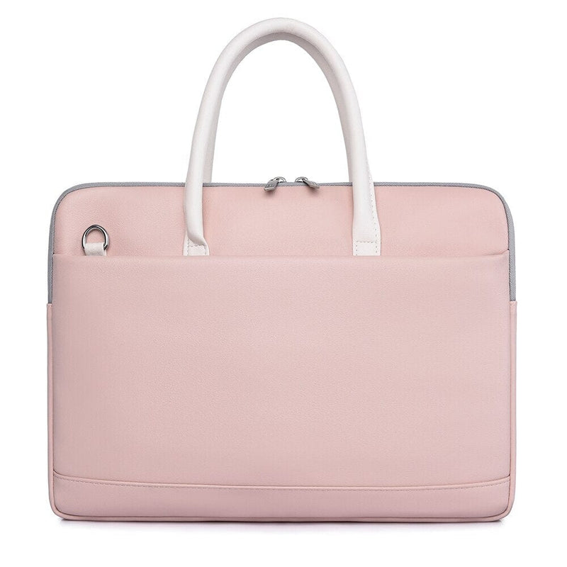 Porte Document Femme Étanche pour PC Portable - Élégant & Pratique | Nina Sac Rose / 13 pouce