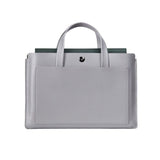 Porte-documents en cuir de luxe pour femmes actives | Nina Sac Gris / 13 pouce