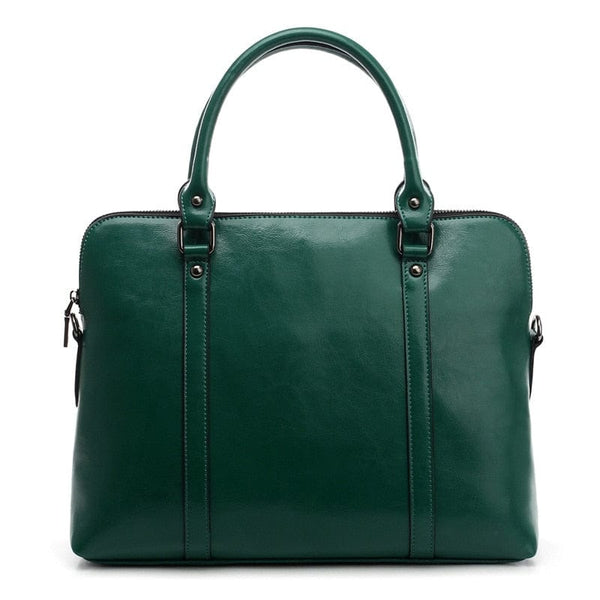 Porte-Documents Femme d'Affaires Deluxe | Nina Sac Vert