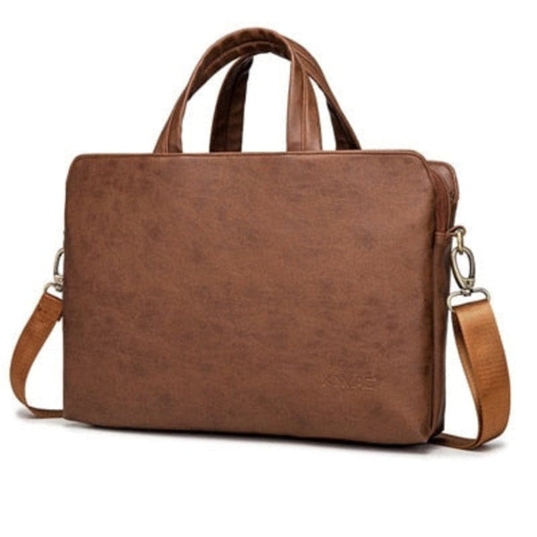 Porte-documents Femme en Cuir Vintage pour PC Portable | Nina Sac Marron / 13.3 Pouce