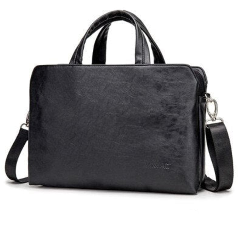 Porte-documents Femme en Cuir Vintage pour PC Portable | Nina Sac Noir / 13.3 Pouce